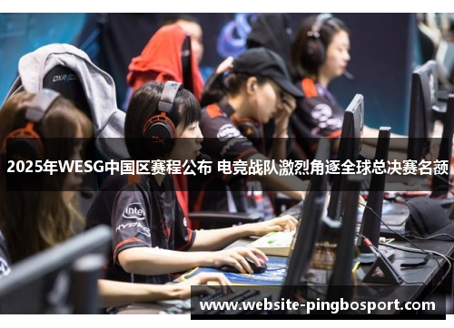 2025年WESG中国区赛程公布 电竞战队激烈角逐全球总决赛名额